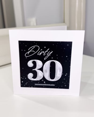 Картичка dirty thirty - Image 2