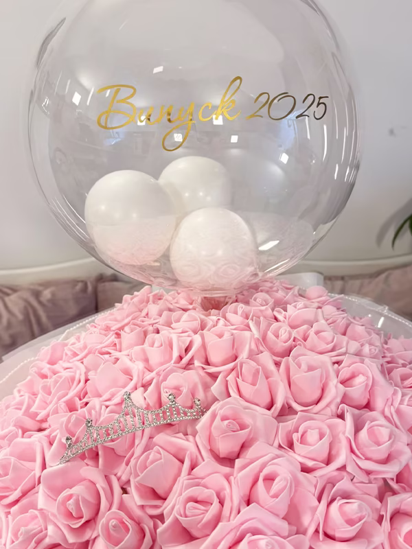 Букет 101 фоам рози и балон